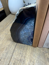 Load image into Gallery viewer, Blue Agate book ends