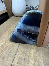 Load image into Gallery viewer, Blue Agate book ends