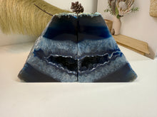 Load image into Gallery viewer, Blue Agate book ends