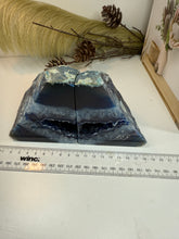 Load image into Gallery viewer, Blue Agate book ends