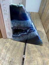 Load image into Gallery viewer, Blue Agate book ends