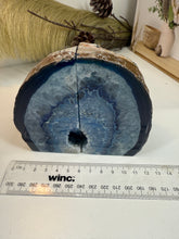 Load image into Gallery viewer, Blue Agate book ends