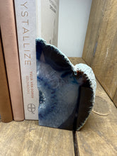 Load image into Gallery viewer, Blue Agate book ends