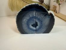 Load image into Gallery viewer, Blue Agate book ends