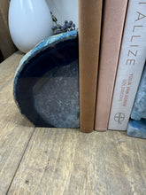 Load image into Gallery viewer, Blue Agate book ends