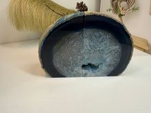 Load image into Gallery viewer, Blue Agate book ends