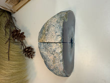 Load image into Gallery viewer, Blue Agate book ends
