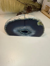 Load image into Gallery viewer, Blue Agate book ends
