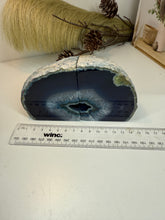 Load image into Gallery viewer, Blue Agate book ends
