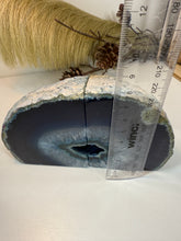 Load image into Gallery viewer, Blue Agate book ends