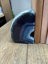 Load image into Gallery viewer, Blue Agate book ends
