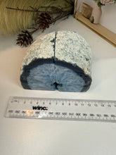 Load image into Gallery viewer, Blue Agate book ends