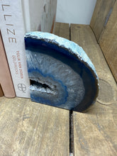 Load image into Gallery viewer, Blue Agate book ends