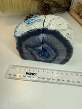 Load image into Gallery viewer, Blue Agate book ends