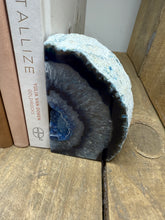 Load image into Gallery viewer, Blue Agate book ends