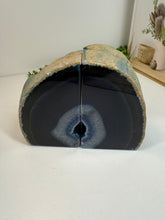 Load image into Gallery viewer, Blue Agate book ends