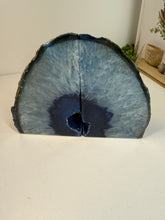 Load image into Gallery viewer, Blue Agate book ends
