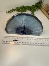 Load image into Gallery viewer, Blue Agate book ends