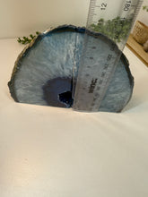 Load image into Gallery viewer, Blue Agate book ends