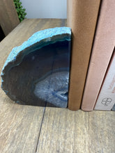 Load image into Gallery viewer, Blue Agate book ends