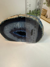 Load image into Gallery viewer, Blue Agate book ends