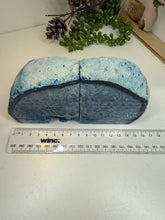 Load image into Gallery viewer, Blue Agate book ends