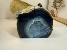 Load image into Gallery viewer, Blue Agate book ends