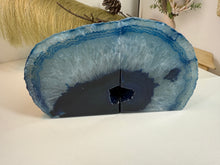 Load image into Gallery viewer, Blue Agate book ends