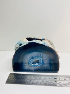 Blue Agate tea light Candle Holder