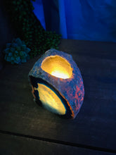 Load image into Gallery viewer, Blue Agate tea light Candle Holder