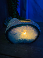 Load image into Gallery viewer, Blue Agate tea light Candle Holder