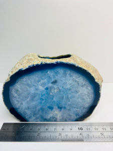 Blue Agate tea light Candle Holder