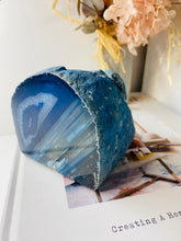 Load image into Gallery viewer, Blue Agate tea light Candle Holder