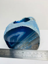 Load image into Gallery viewer, Blue Agate tea light Candle Holder