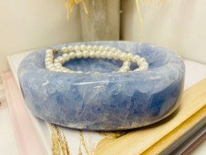 Blue Calcite bowl / soap dish