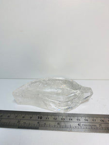 Clear Quartz Leaf Bowl