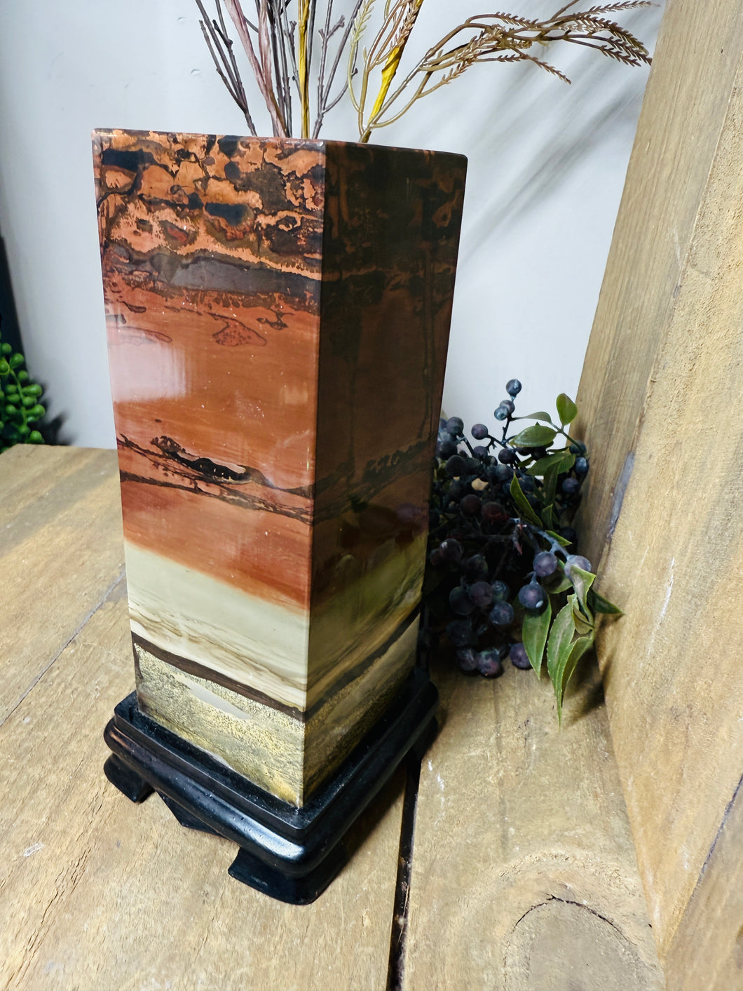 Dendritic Limestone Tower on stand