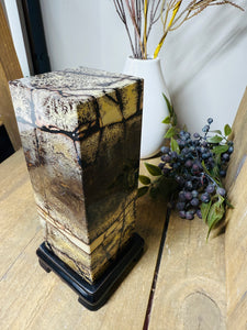 Dendritic Limestone Tower on stand
