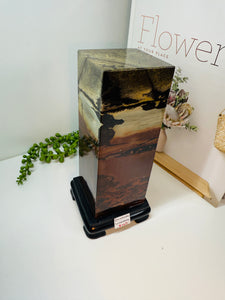 Dendritic Limestone Tower on stand
