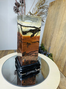 Dendritic Limestone Tower on stand