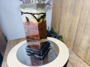 Dendritic Limestone Tower on stand
