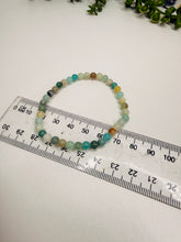 Load image into Gallery viewer, Amazonite Gemstone Elastic bead Bracelet – Calming, Uplifting &amp; Naturally Beautiful