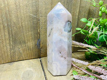 Load image into Gallery viewer, Flower Agate tower obelisk