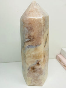 Flower Agate tower obelisk