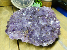 Load image into Gallery viewer, Freestanding Amethyst Crystal cluster
