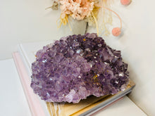 Load image into Gallery viewer, Freestanding Amethyst Crystal cluster