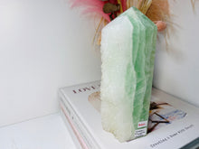 Load image into Gallery viewer, Green Fluorite and Quartz crystal Tower