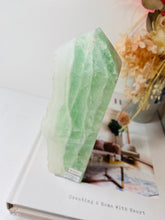 Load image into Gallery viewer, Green Fluorite and Quartz crystal Tower