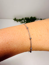 Load image into Gallery viewer, Italian Sterling Silver Ball Bracelet – Wide 2mm Beaded Chain (Made in Italy)