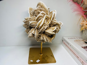 Large Desert Rose Gypsum on stand